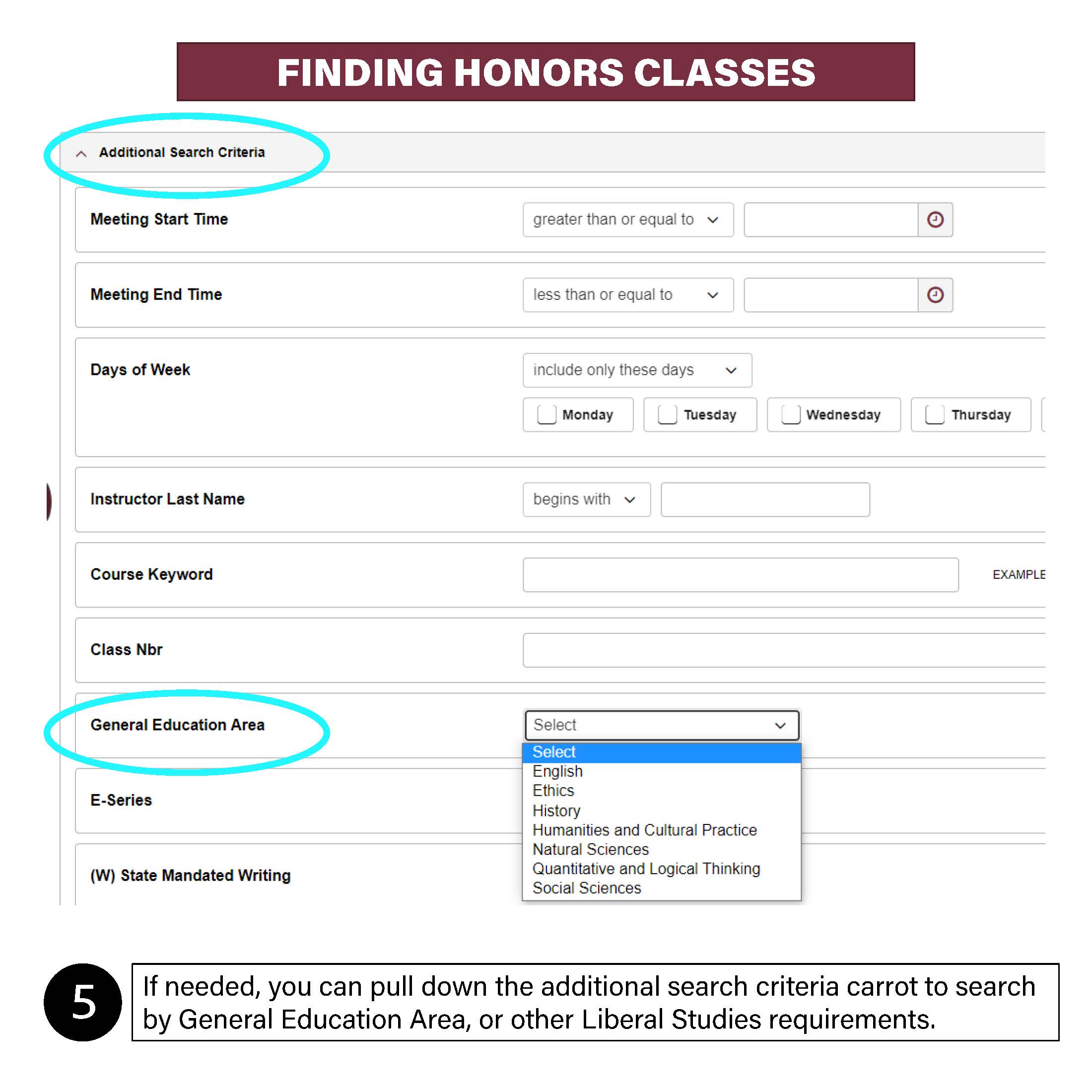 Search for Honors Courses | University Honors Program